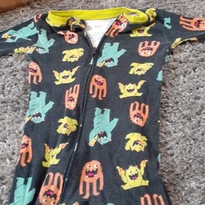Sleeved Monster PJs 18mnths